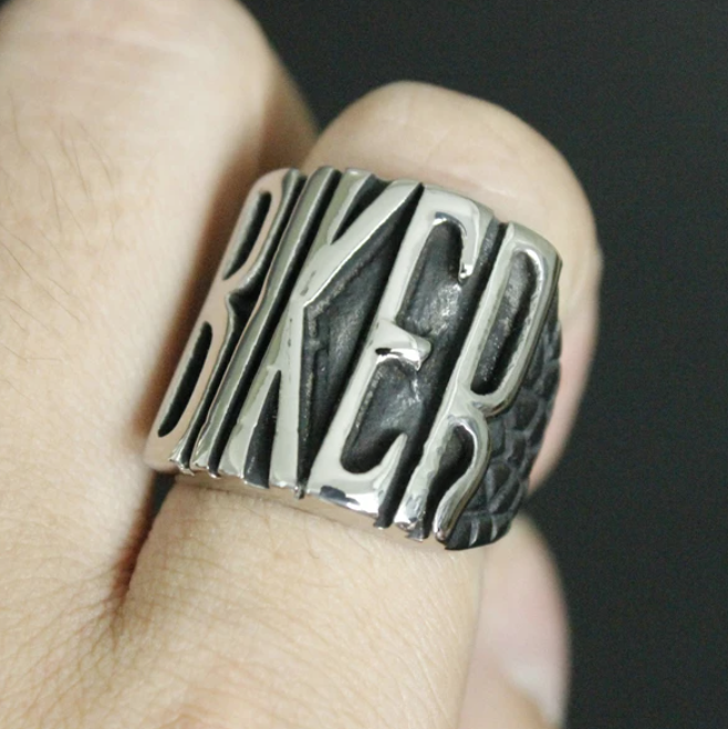 Biker Style Ring