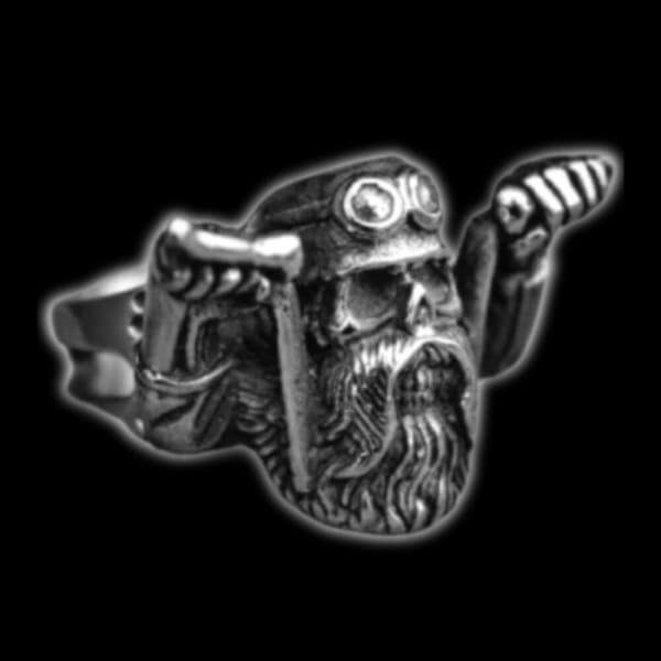 Biker Skull Ring