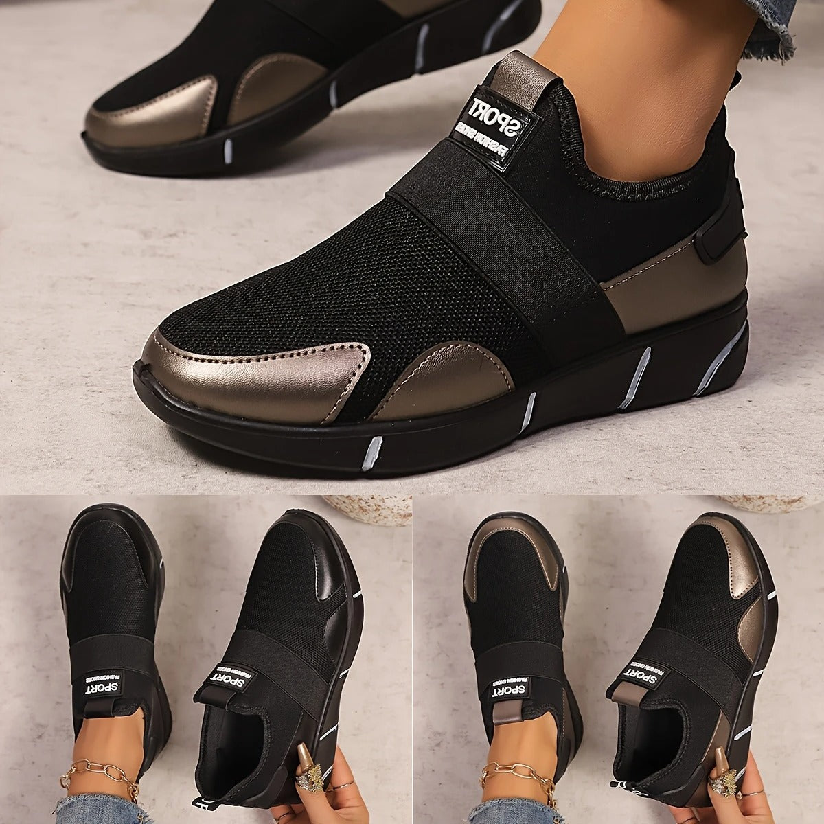 Women's Breathable Slip-On Sneakers