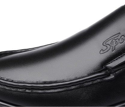 MEN'S EXTENDED WIDTH FOOT AND HEEL COMFORTABLE PLATFORM CASUAL SHOES