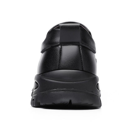 MEN'S EXTENDED WIDTH FOOT AND HEEL COMFORTABLE PLATFORM CASUAL SHOES