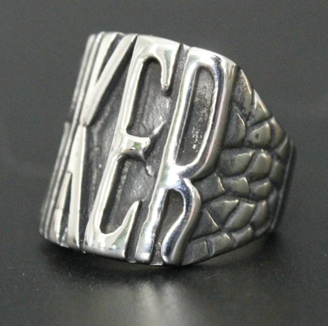 Biker Style Ring