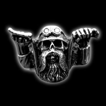 Biker Skull Ring