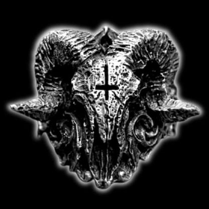 Buffle skull ring