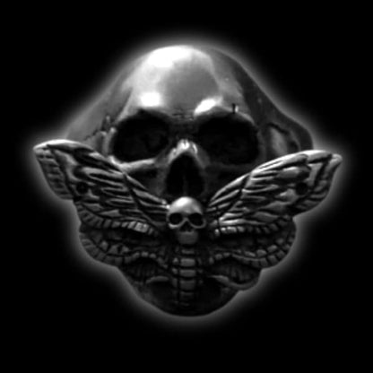 Butterfly Skull Ring
