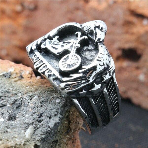 Chopper Biker Ring