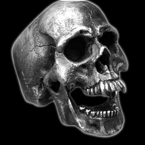 Dracula Skull Ring - Stainless Steel