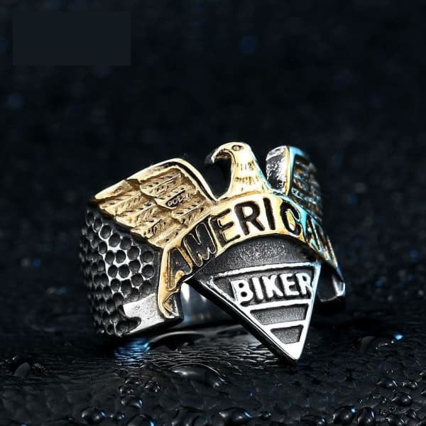 Eagle Biker Ring