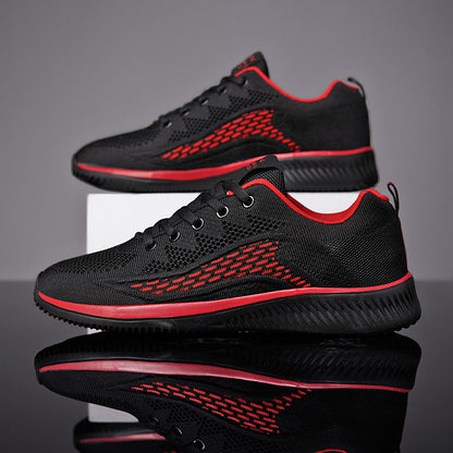 MEN'S EXTENDED WIDTH FOOT AND HEEL COMFORTABLE BREATHABLE SNEAKERS