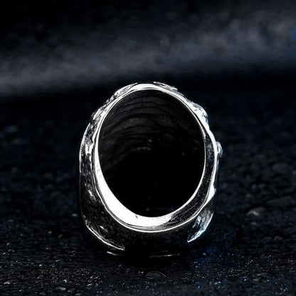 Freedom Biker Skull Ring