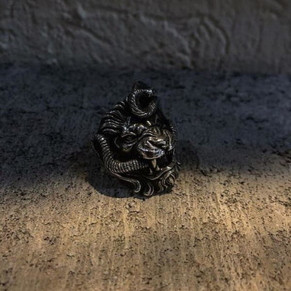 LION & SNAKE RING
