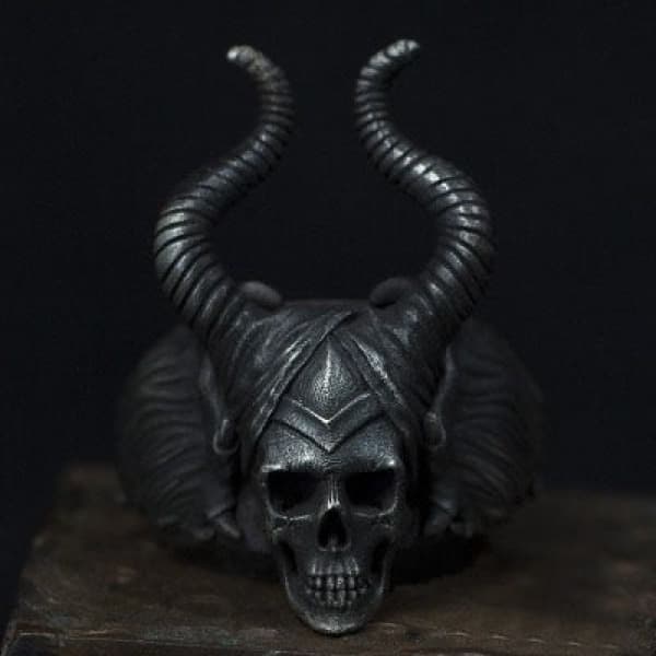 Maleficent Skull Ring