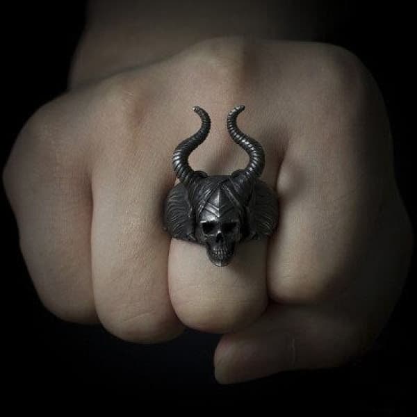 Maleficent Skull Ring