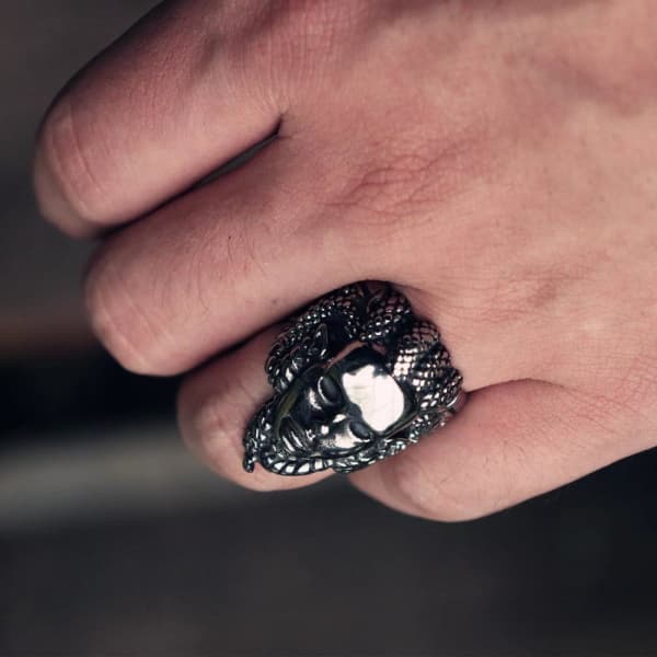 Men's Medusa Ring