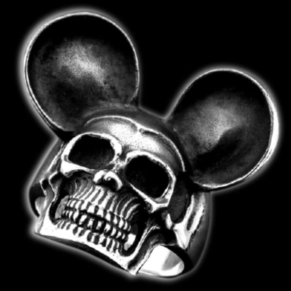 Mickey Mouse Skull Ring