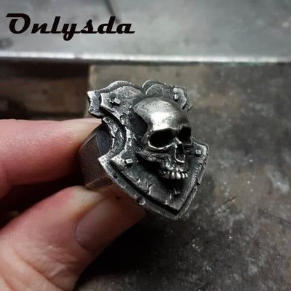 Shield Skull Ring