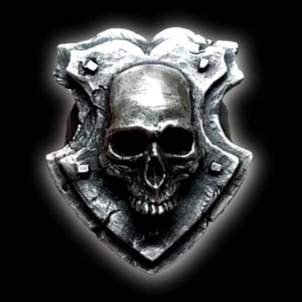 Shield Skull Ring