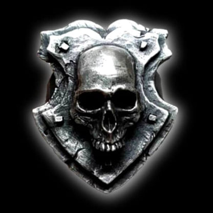 Shield Skull Ring