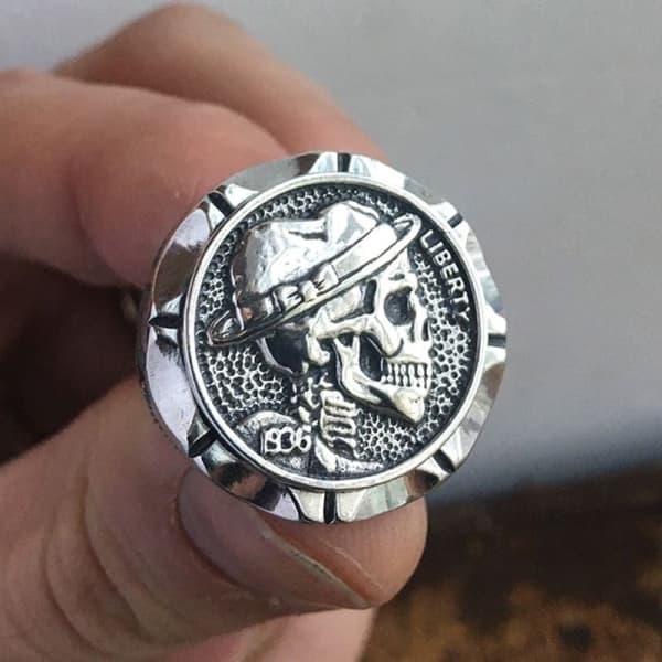 Signet Skull Ring