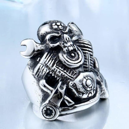 Skull Motor Ring