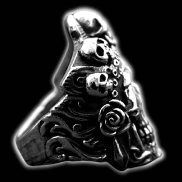 Skull Ring Santa Muerte