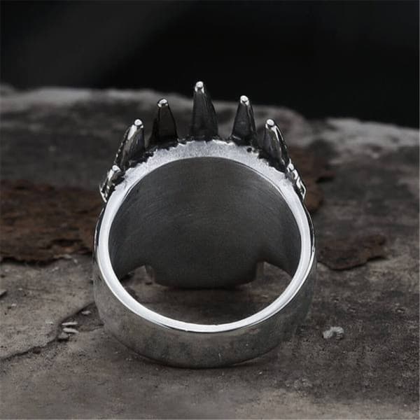 Skull with Crown Ring