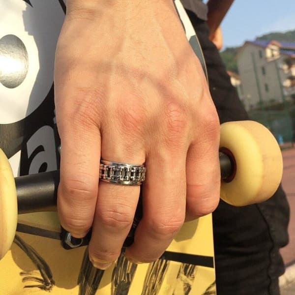 Steampunk Chain Ring