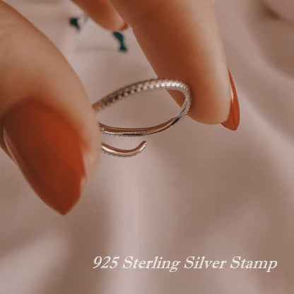 Sterling Silver Coffin Ring