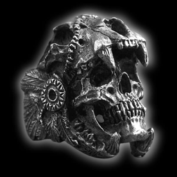 Viking Skull Ring